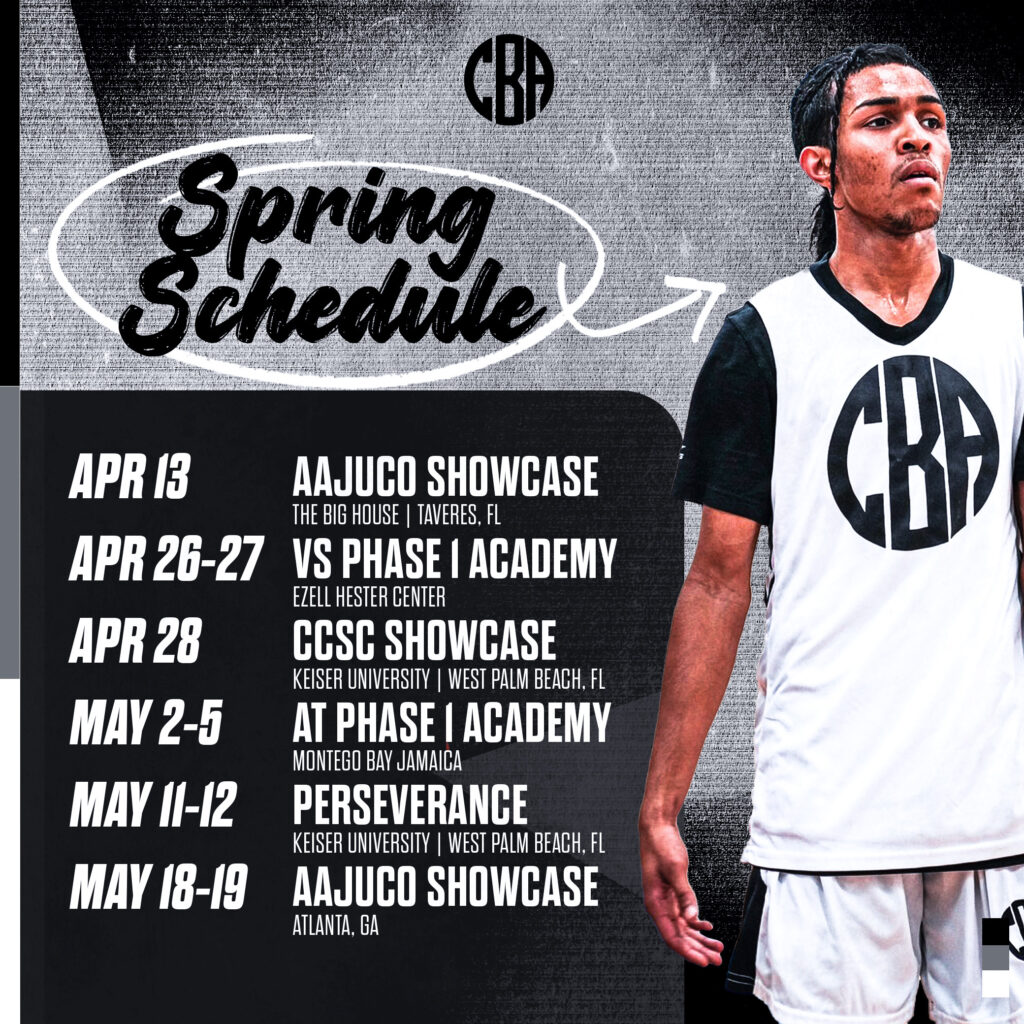 Spring Schedule