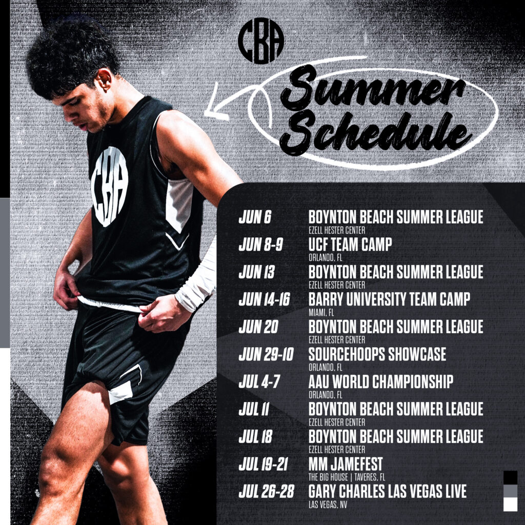 Summer Schedule